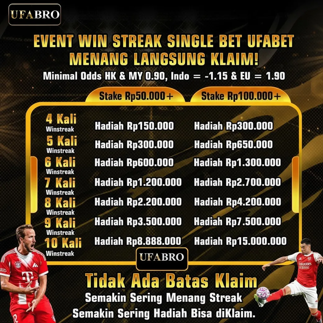EVENT WIN STREAK SINGLE BET UFABRO