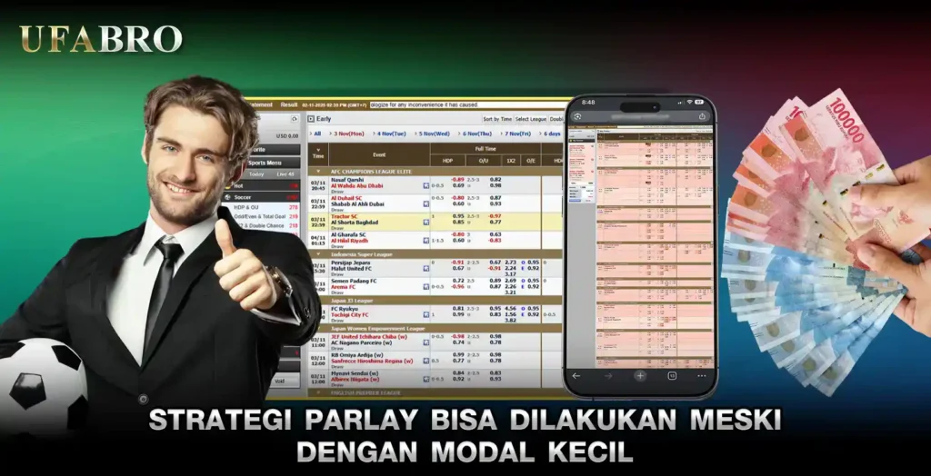 Strategi Parlay Bisa Dilakukan Meski dengan Modal Kecil