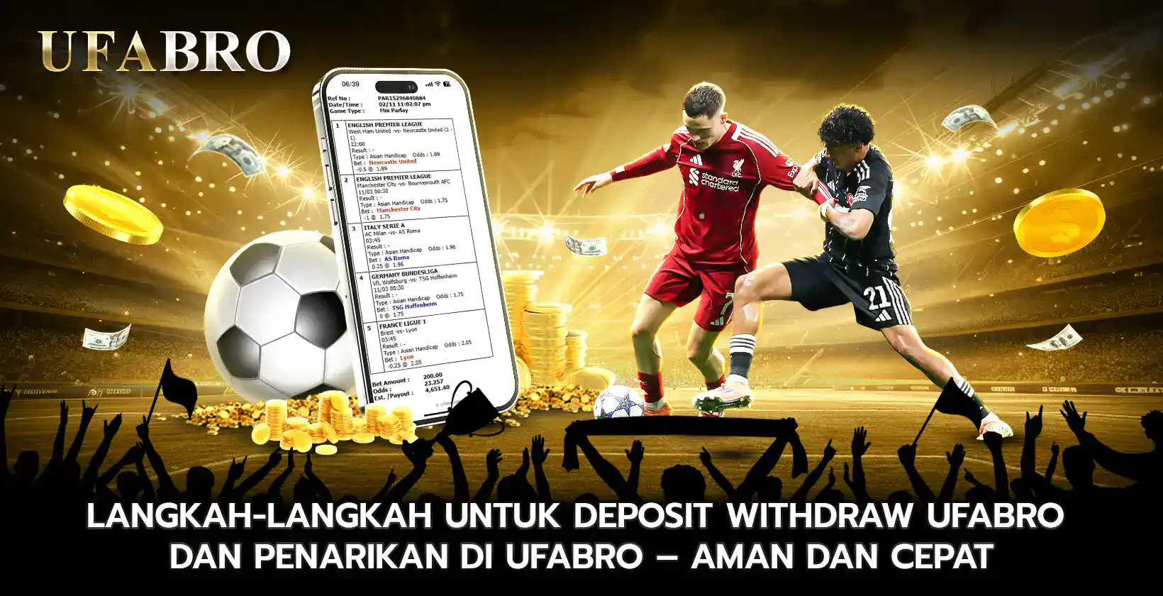 Langkah langkah Untuk deposit withdraw UFABRO dan Penarikan di UFABRO